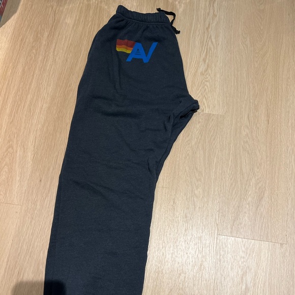 NWOT Mens Aviator Nation Sweatpants Black size XL - Picture 3 of 4